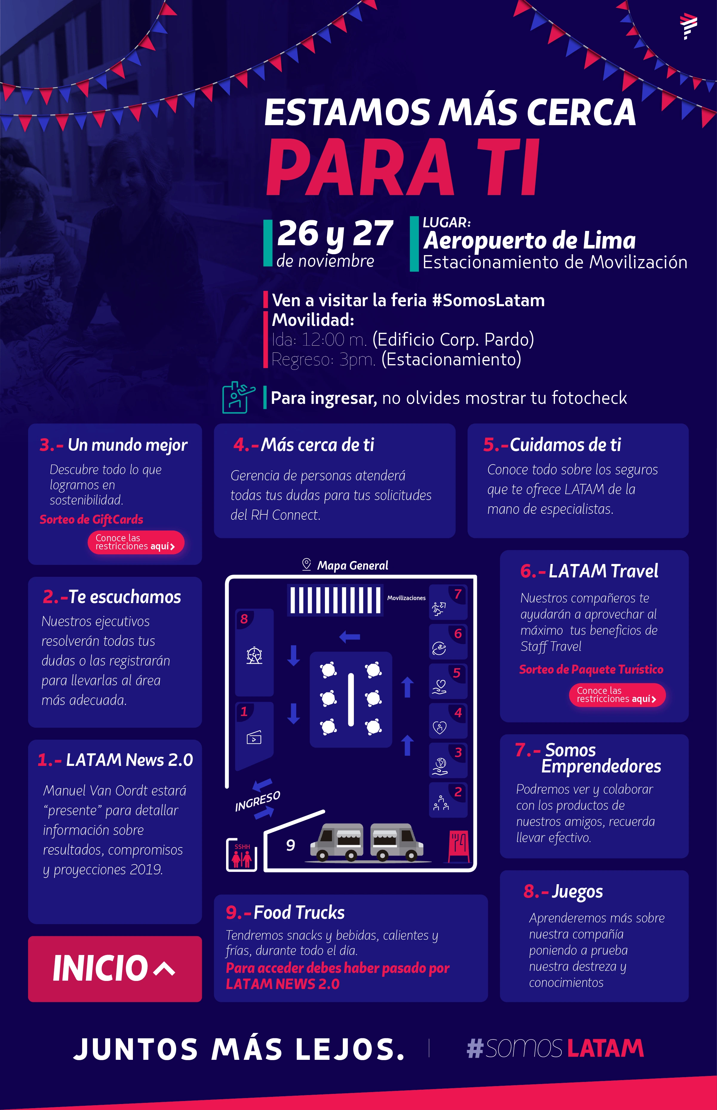 Comunicación interna regional para LATAM Airlines