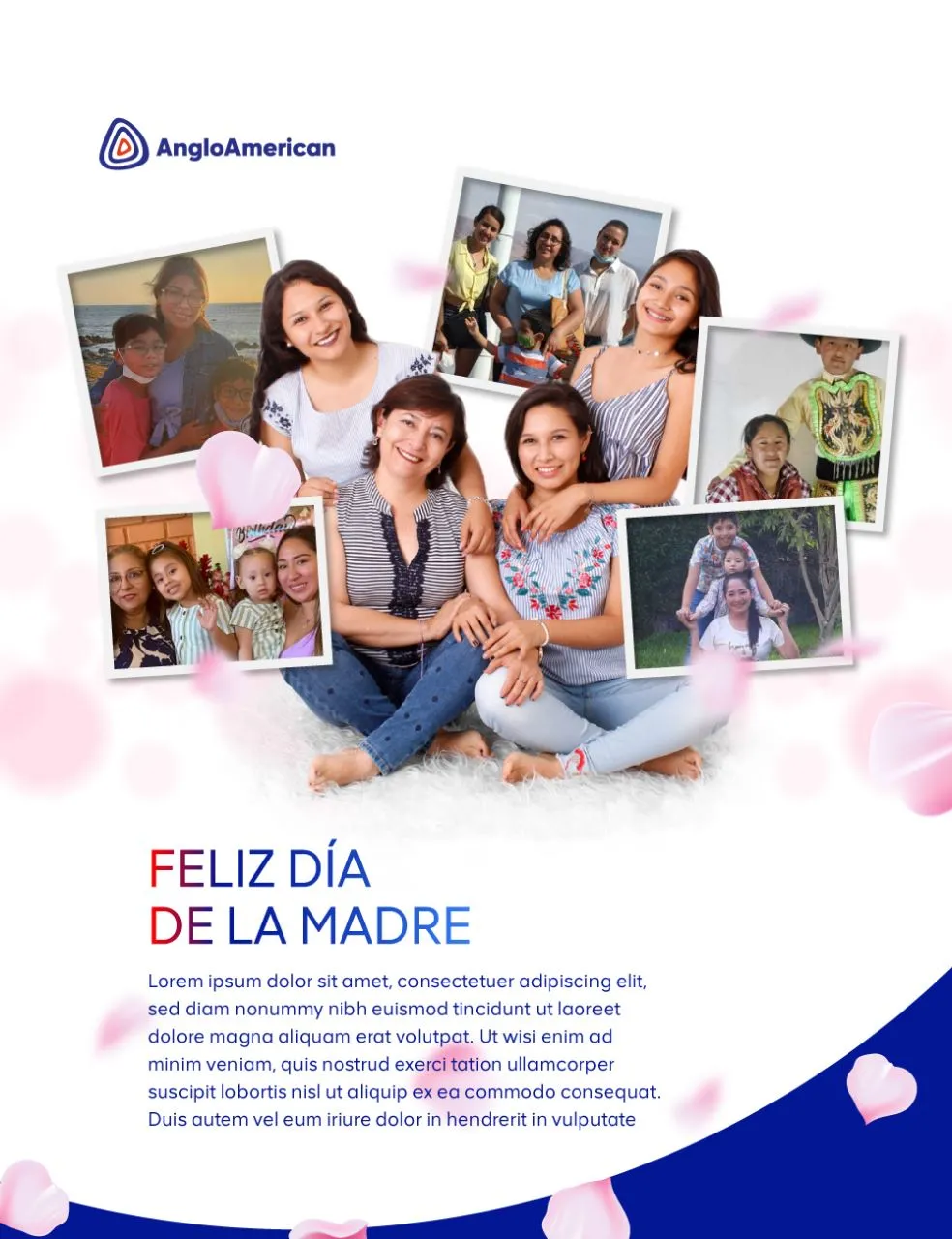 Comunicación interna continua en operaciones mineras de Anglo American para campañas y fechas clave