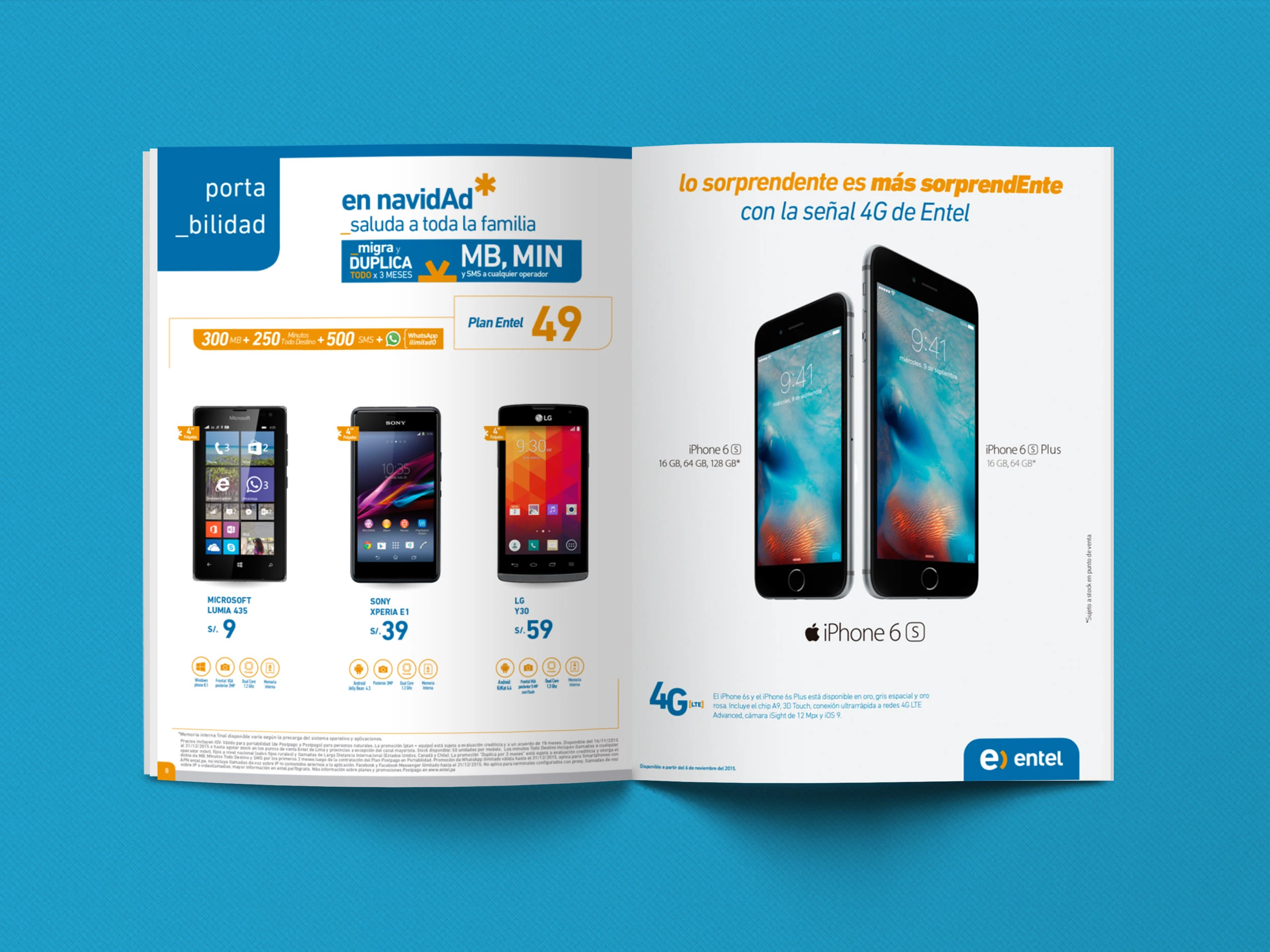 Material POP y piezas gráficas desarrolladas por Brandteam para puntos de venta de Entel Perú