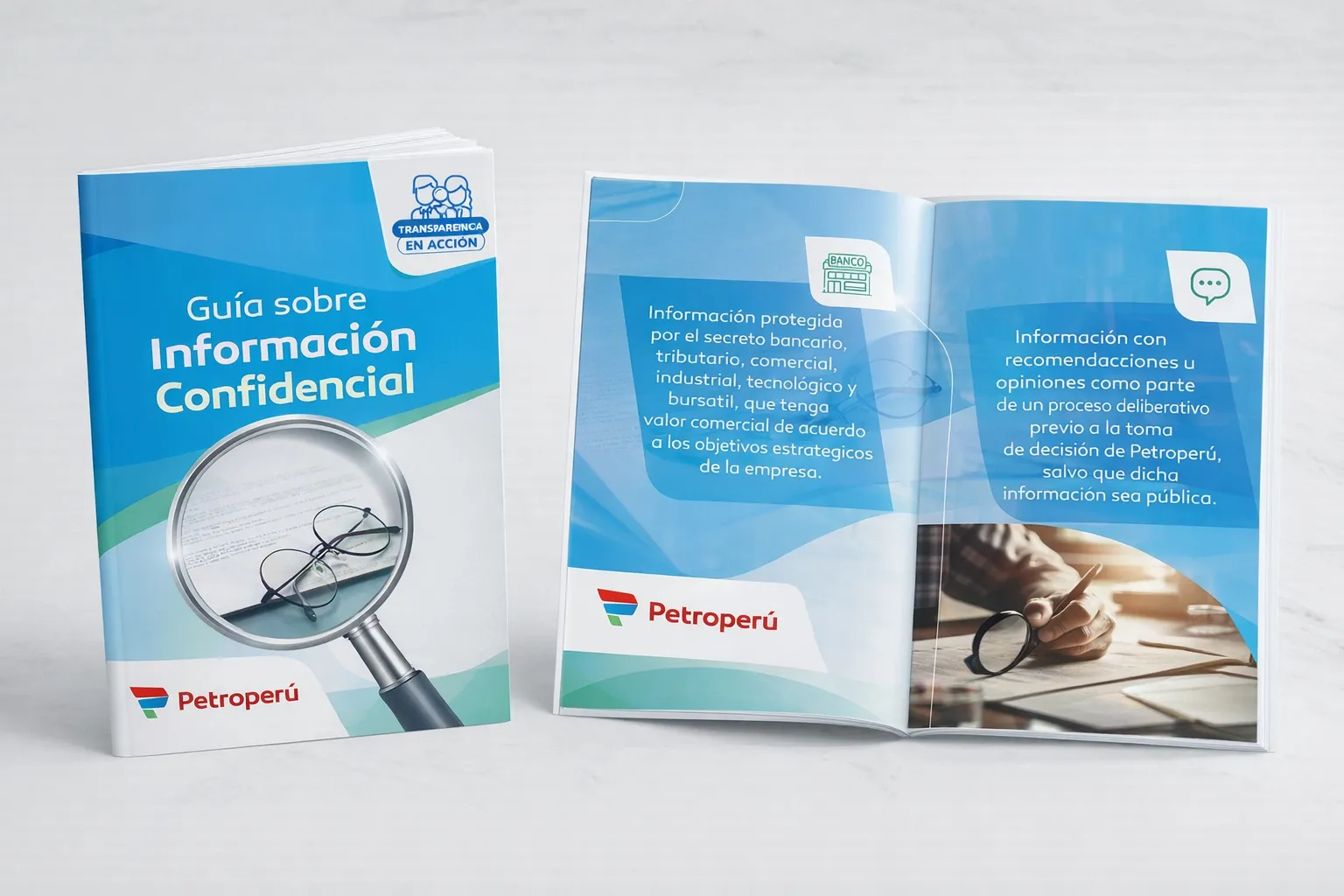 Piezas digitales de comunicación interna para colaboradores de Petroperú