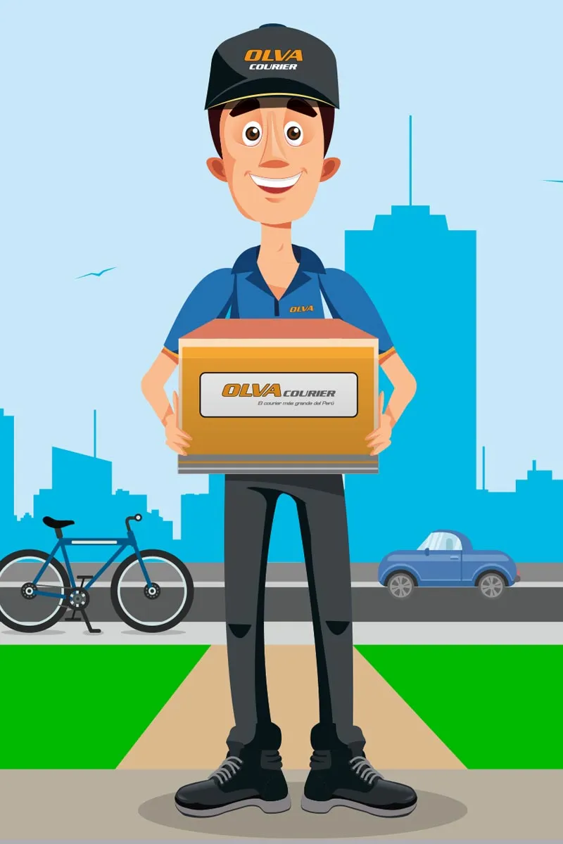 Gestión de redes sociales y marketing digital para Olva Courier con el personaje Olvarito desarrollado por Brandteam Perú