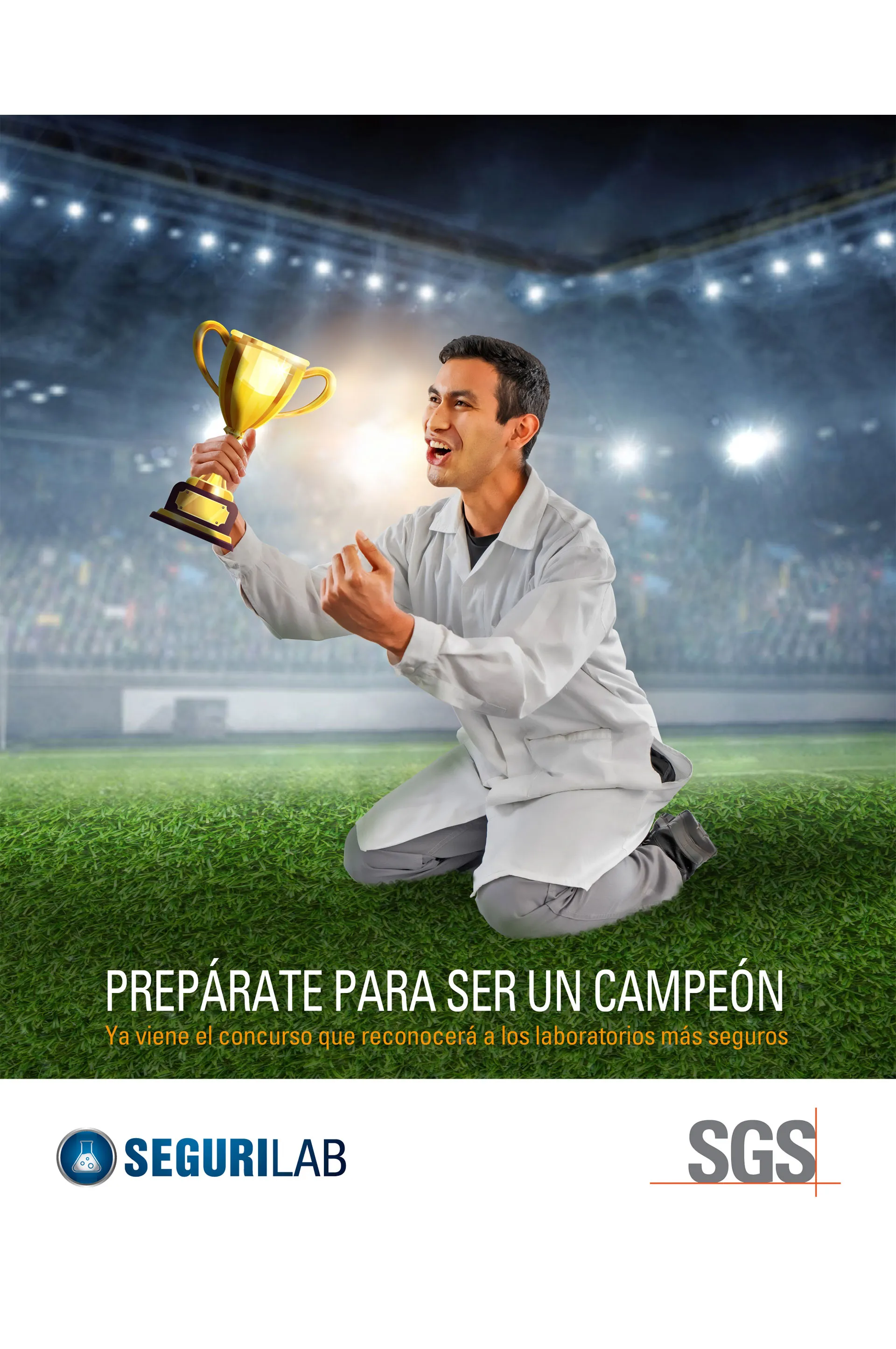 Campaña visual de cultura de seguridad en empresa industrial