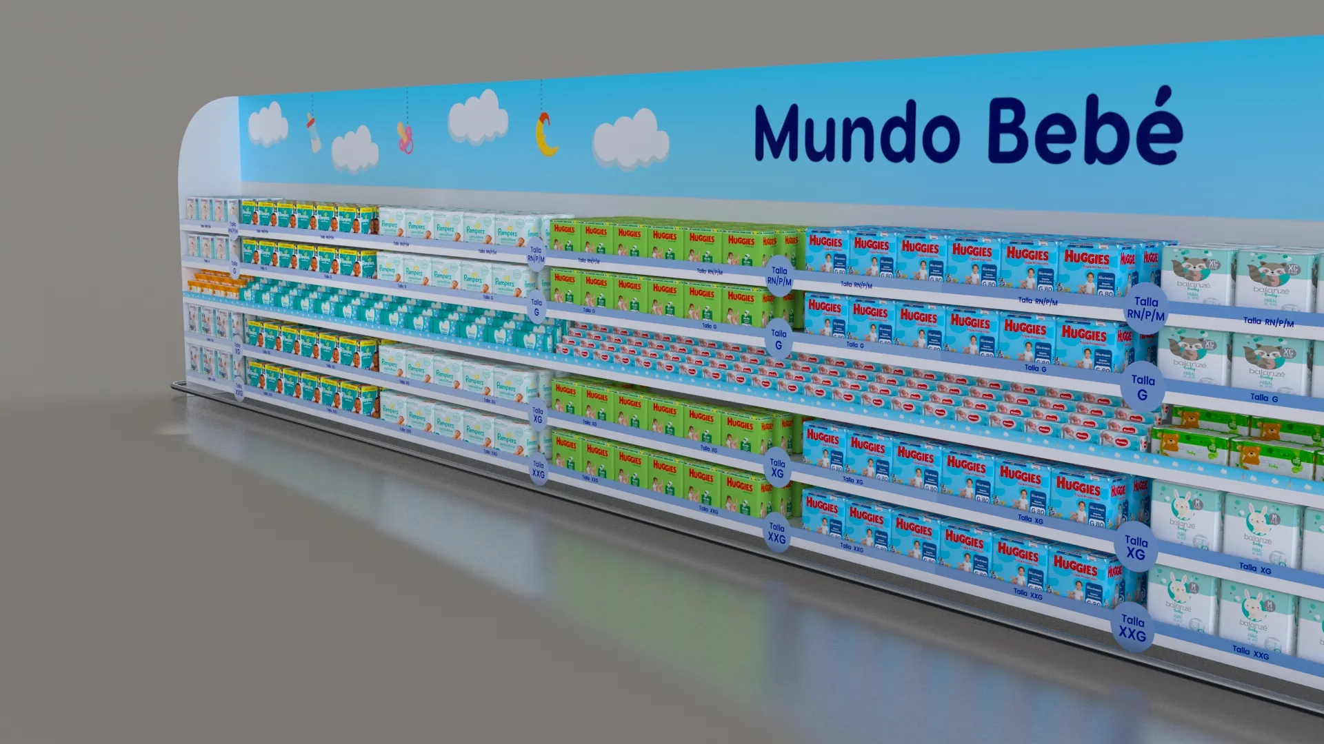 Key visual y comunicación visual para campañas de trade marketing de Softys desarrollado por Brandteam