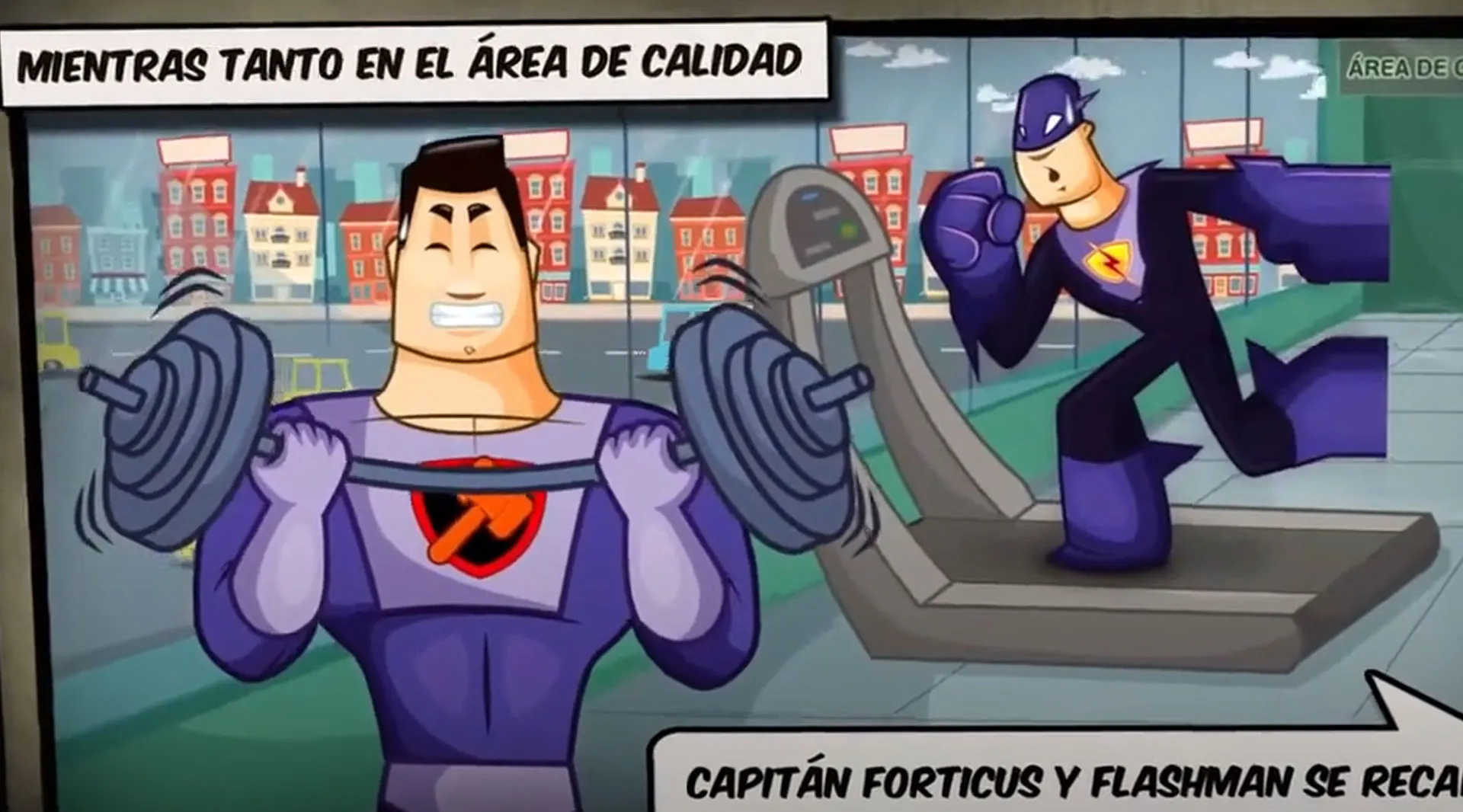 Video animado de Los Aliviadores de Dololiviolex llegando al mundo para combatir el dolor